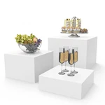 Pecmuikee Buffet Risers, Food For Table, Display Stand Shelf New. Price: $73.99.