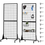 Rczscbk 2-PACK Gridwall Panel Display Stand Heavy Duty Black 5, New. Price: $140.99.