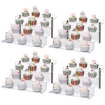 Cecolic Acrylic Riser Shelf 4 Tier Clear Display Stand For Collectibles Pop F... New. Price: $65.74.