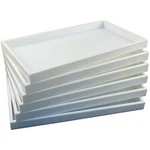 Regal Pak 6-PIECE 1-INCH Deep White Full Size Plastic Stackable Jewelry Tray 14 New. Price: $48.95.