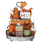 Sumind 15 Pcs Thanksgiving Tiered Tray Decor Set Fall As Pictures Shown New. Price: $14.52.