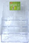 Staples 4 Tier Roomy Literature Holder Magazine Rack Wall Mountable ( Imperfect) Used. Price: $8.22.