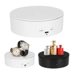 Bosgladek Motorized Rotating Display Stand, 5IN/11LBS Load, 360 13 White New. Price: $22.10.