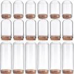 12PCS Cloche Bell Jar Display Case Glass Dome With Wood Base 1.44/1.75 New. Price: $14.47.