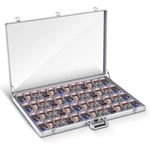 Locking Aluminum Trading Card Display Case With 34"X22" Nawest Version New. Price: $157.49.