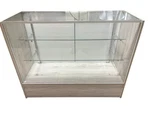 4 Ft Full Vision Showcase- Barnwood New. Price: $698.72.
