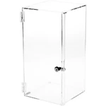 Plymor Clear Acrylic Square Locking Display Case, No Shelf, 16" X 8" New. Price: $182.77.