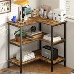 Vecelo Corner Cabinet Table With 3 Tier Open Shelf, Multipurpose Display Orga... New. Price: $82.58.