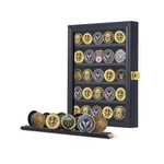 Jinchuan Military Challenge Coin Display Case Lockable Cabinet Rack Holder Sh... New. Price: $41.89.