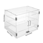 3 Tiers Clear Pastry Display Canbinet&commercial Bakery Acrylic Case New. Price: $100.40.