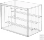 Clear Acrylic Display Upgrade 4 Tier Figure Cases With 3 Movable New. Price: $48.09.