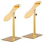 Shoe Display Stand Golden, Risers Countertop Adjustable Rack Retai... New. Price: $36.00.