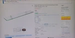 Spancraft Raven Glass Shelf 4.75" X 18" In Chrome Open. Price: $45.00.