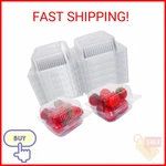 Waqiago 200 Pcs 5X5 Inch Plastic Clamshell Take Out Tray,disposable Sturdy Hinge New. Price: $31.09.