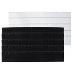 45 Pair Earring Display Tray Insert Travel Pad White Leather Black Velour New. Price: $17.95.