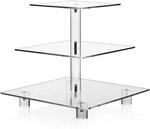 3 Tier Acrylic Cupcake Display Stand For Wedding Birthday Party Dessert Tower Used. Price: $12.50.