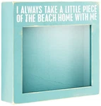 Primitives By Kathy Seashell Holder - Coastal Decor, Glass Display, Treasure ... New. Price: $45.00.