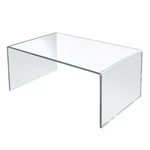 Azar Displays Clear Acrylic Riser Pedestal 12"W X 7.75"D 6"H, 4-PACK New. Price: $64.85.