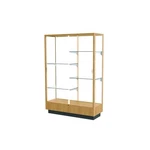 Heritage 48"W X 70"H 18"D Floor Case, White Back, Hardwood Natural Maple... New. Price: $2302.86.