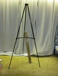 New 70"-37" Inch Black Av Audio-visual Direct 16102 Folding Tripod Display Easel. Price: $14.99.