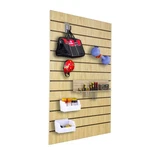 Slatwall Panel Retail Store Display Garage Tool Organizer Cloth Literature New. Price: $43.19.