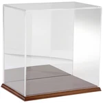 Plymor Clear Acrylic Case W/ Hardwood Base (mirror Back), 12" X 8" New. Price: $185.34.