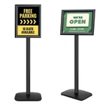 Heavy Duty Pedestal Sign Holder For Display, 8.5 X 11 Inches Adjustable Floor... New. Price: $67.43.