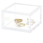 2 Pieces Small Acrylic Jewelry Box With Lid Clear Gemstone Display Contai... New. Price: $24.95.