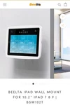 Beelta BSW102 For Ipad 10.2 Stylish Wall Mount White New. Price: $35.00.
