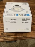 Lotus Lighting Round Model #LL4G-5CCT, White Trim New. Price: $49.99.