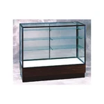 Merchandiser 48"W X 40"H 20"D Counter Case, Dk. Bronze Finish, Walnut Base New. Price: $2087.80.
