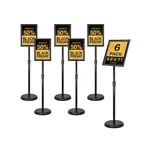 Adjustable Stand For Display, Pedestal Floor Signage Holder With H... New. Price: $181.25.