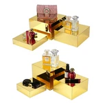Gold Risers Display Stands, 6PCS Acrylic Stand, Purse Food Dis... New. Price: $86.67.