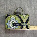Vera Bradley Green Mini Travel Jewelry Hard Case Removable Ring Tray Nice! Pre-owned. Price: $12.00.