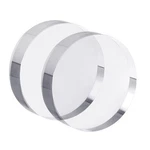 Ciaoher 1IN Thickness 4IN Diameter Acrylic Disc Display Block Clear Polished ... New. Price: $21.00.