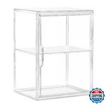 Acrylic Display Case For Collectibles, Clear Storage Bin With 3 Adjustable Layer New. Price: $59.18.