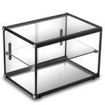 22 Countertop Dry Straight Glass Display, Shelves, Rear Access New. Price: $269.23.