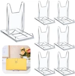 Acrylic Purse Stands Adjustable Handbag Display Holders, Set Of 6 By Memorywuu New. Price: $17.50.
