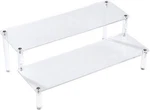 Bycy Acrylic Clear 2-TIER Riser Display Shelf For Figures, Desserts Holder, C... New. Price: $16.67.