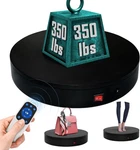 Comxim 12.6" Electric Motorized Rotating Display Turntable 350LBS Photography-ob Open. Price: $49.99.