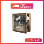 Graduatepro Shadow Box Frame 8X8 Display Case With Linen Back, Real Glass Window New. Price: $30.85.