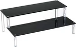 Acrylic Black 2-TIER Riser Display Shelf For Figures, Desserts Holder, Collectio New. Price: $17.99.