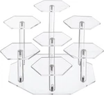 Uxcell 7-TIER Acrylic Display Stand For Figures & Collectibles Clear New. Price: $38.07.