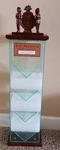 Nat Sherman Acrylic 4 Tier Shelf Cigarette Display Case 29" Tall (new Old Stock). Price: $100.00.