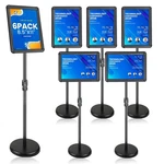 Sign Holder Stand With Rounded Safety Corners, Adjustable 31" To 52" Sta... New. Price: $199.38.