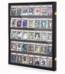 35-CARD Graded Display Case, Uv-protected Lockable Wall Frame New. Price: $50.99.