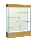 Reliant 60"W X 80"H 16"D Lighted Floor Case, Plaque Back, Satin Finish,... New. Price: $4746.33.