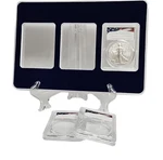 Coin Display Storage Case For American Silver Eagles - Includes 3 40MM Slabs New. Price: $25.99.