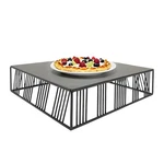 Fixturedisplays 12X12X3.3" Multi-purpose Metal Riser For Food & Home New. Price: $18.20.
