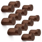 Roowest 12 Pack Walnut Wall Hooks Natural Wooden Coat Mounted... New. Price: $38.06.